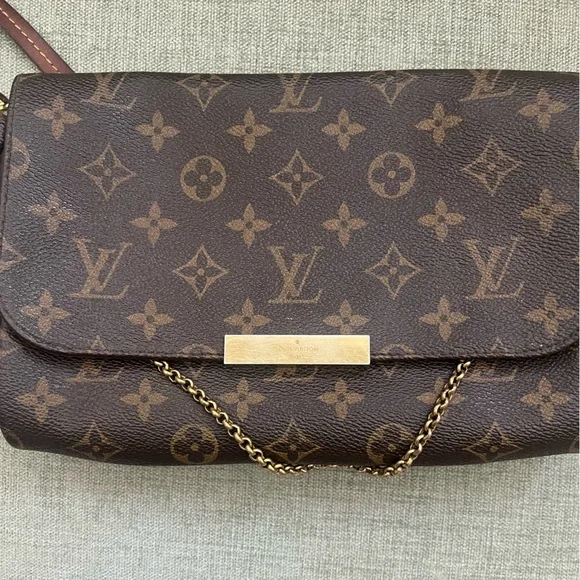Louis Vuitton Dark Brown Monogram Crossbody Bag - Picture 6 of 7